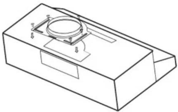 Summit H36RSSADA - For 7" Round Vertical Ducted Discharge Installation - 1