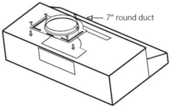 7" round duct