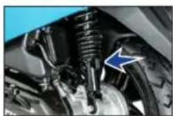 TVS Jupiter SmartXonnect Disc & Drum - ADJUSTABLE REAR SHOCK ABSORBER - 1