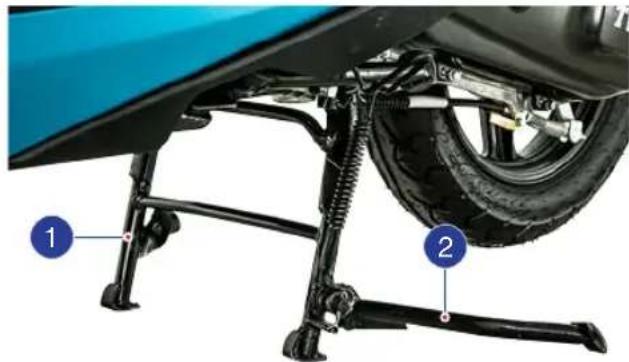 TVS Jupiter SmartXonnect Disc & Drum - EFFORTLESS E-Z CENTRE STAND - 1
