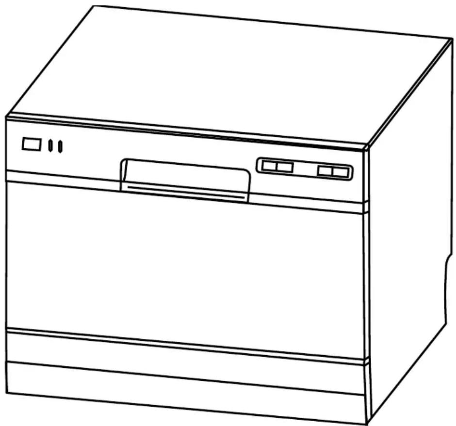 EDGESTAR DWP63BL - Countertop Dishwasher - 1