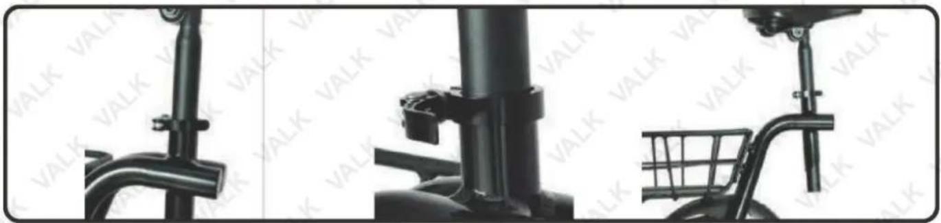 Valk Vector 6 - Attaching the Seat Post and Basket - 1