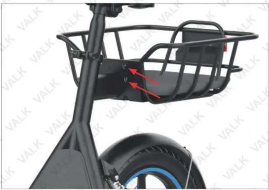 Valk Vector 6 - Attaching the Seat Post and Basket - 3