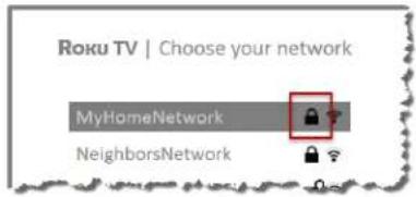 Roku TV | Choose your network MyHomeNetwork NeighborsNetwork