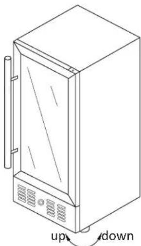 EDGESTAR CWR263DZ - Leveling the Refrigerator - 1