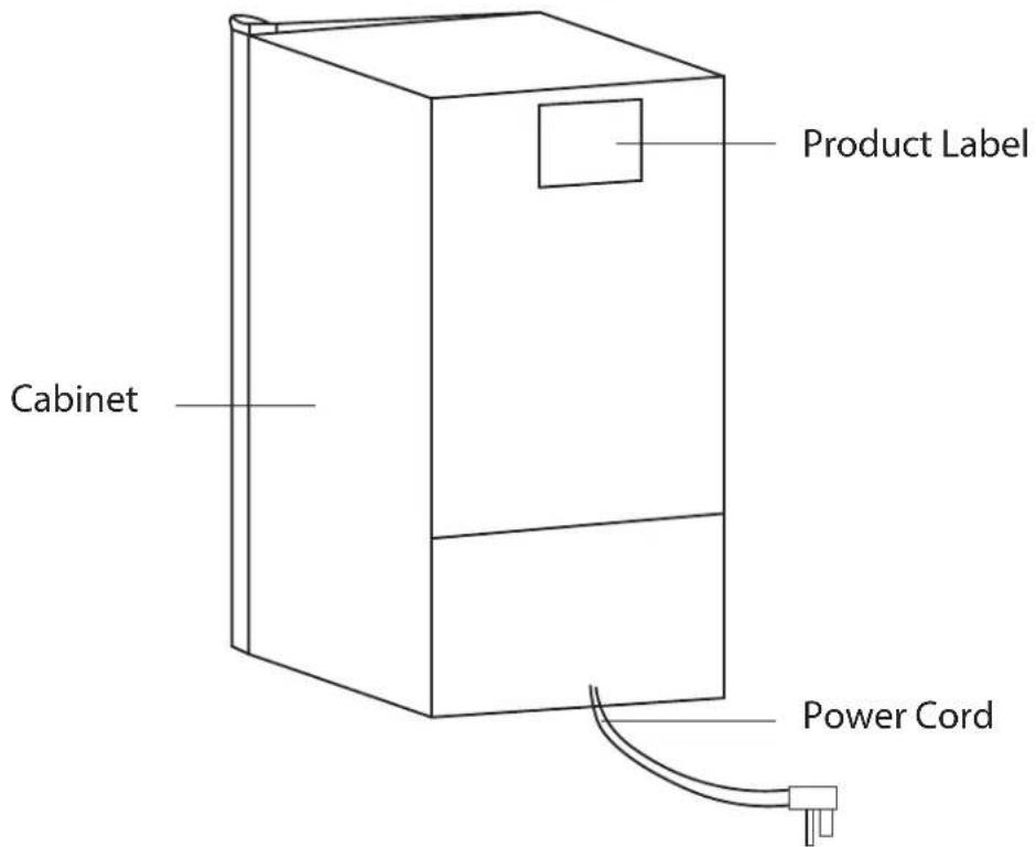 Product Label Cabinet Power Cord