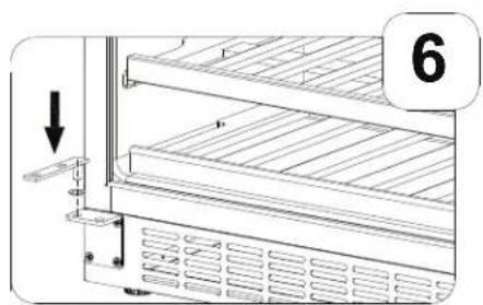 EDGESTAR CWR263DZ - Reversing the Door Swing - 7