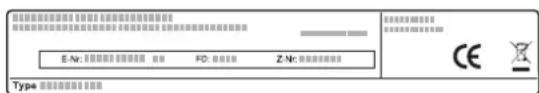 PITSOS PG30W75X2 - Αριθμός προϊόντος (Ε-Νρ.) και αριθμός κατασκευής (FD) - 1