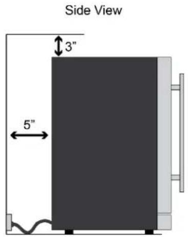 Side View 3" 5"