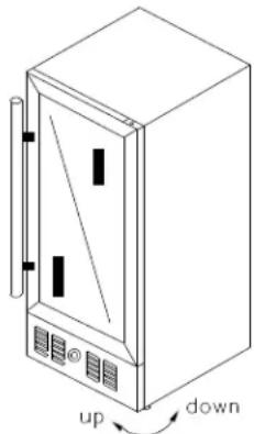 EDGESTAR BR1000SS - Leveling the Kegerator - 1