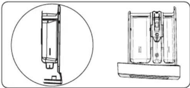Orava WMO-610 A - Pre-wash detergent compartment: - 1