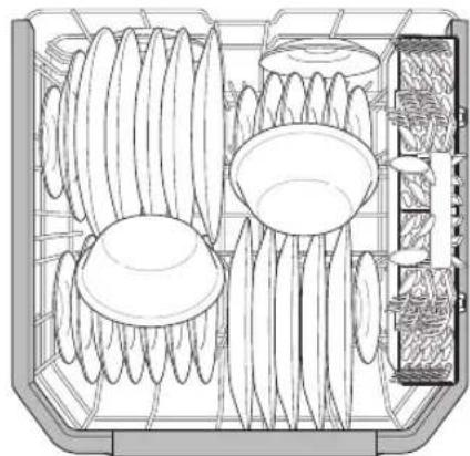 SIGNATURE SKSDW2401S - Loading Dishes into the Lower Rack - 1