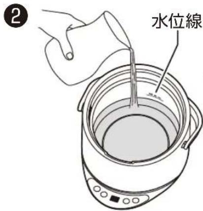 Yamazen KS-GD281 - 水タンクに水を入れる - 2