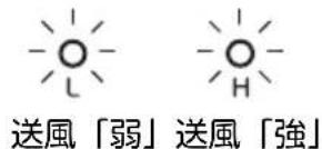 Yamazen YBC-C04 - 送風運転にする - 2