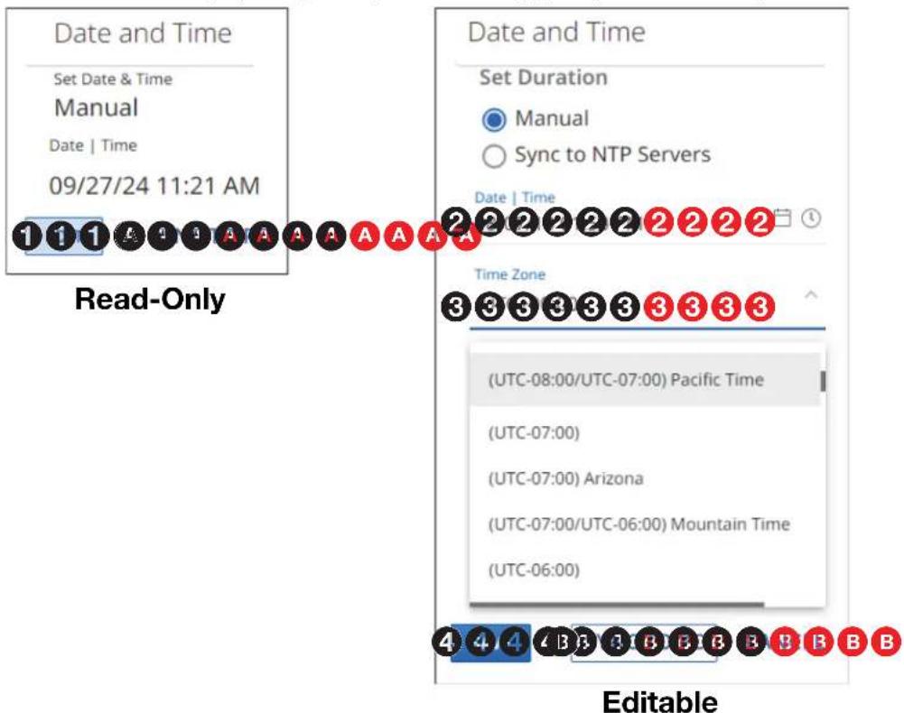 Extron DTP3 R 311 - Date & Time page - 1