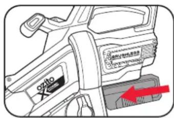Diagram of a car interior showing a door panel with 'orito' label and a red arrow indicating direction or movement.