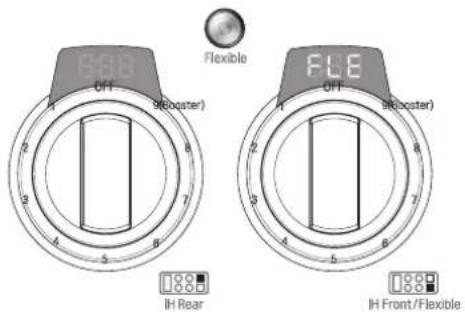 Flexible OFF 9(Booster) OFF 9(Booster) IH Rear IH Front/Flexible