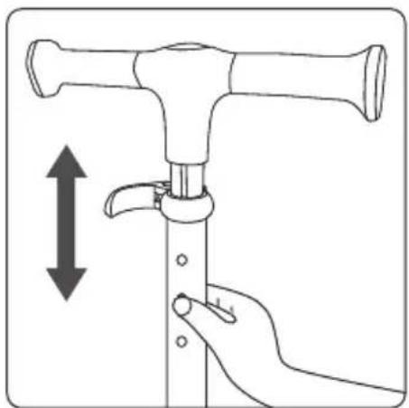 SereneLife SLKSC17YL - Handlebar Height Adjustment - 2
