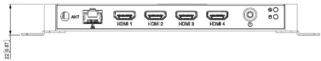ANT HDMI 1 HDMI 2 HDMI 3 HDMI 4 22 [0.87]