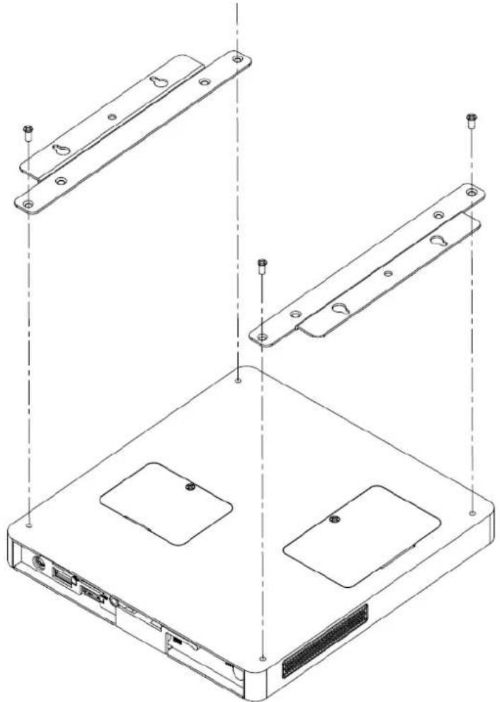 Advantech DS-082 - 安装壁挂支架 - 1