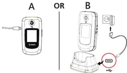 A OR B