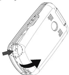 Oricom EZY7510 - Remove the battery cover - 1