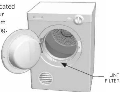 icated ur m ng. LINT FILTER
