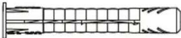 Rocketfish RF-TVLFMA - Concrete Installation Kit CMK1 (not included) - 1