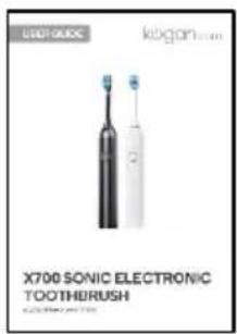 LEAD GOURC kibgan.com X700 SONIC ELECTRONIC TOOTHERUSH