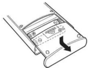 LUXMAN L-595ASE - [How to load dry cells] - 1