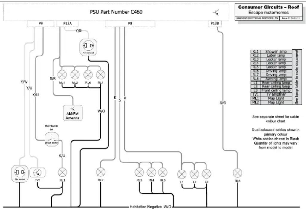 Swift Escape (2011) - Wiring Diagrams - 1