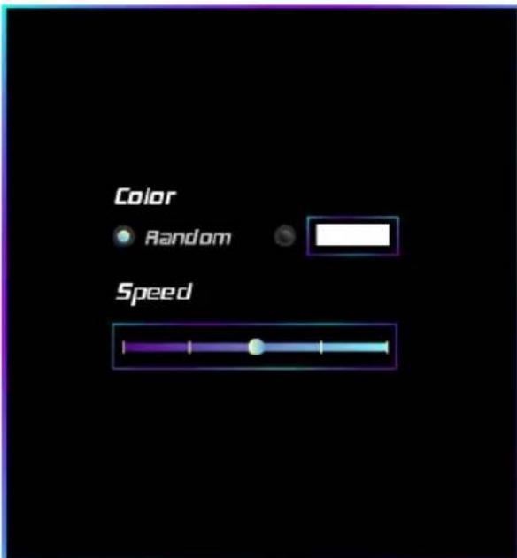 Color ● Random Speed