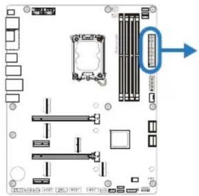 BIOSTAR Z890A-SILVER - ATX: ATX電源插槽 - 1