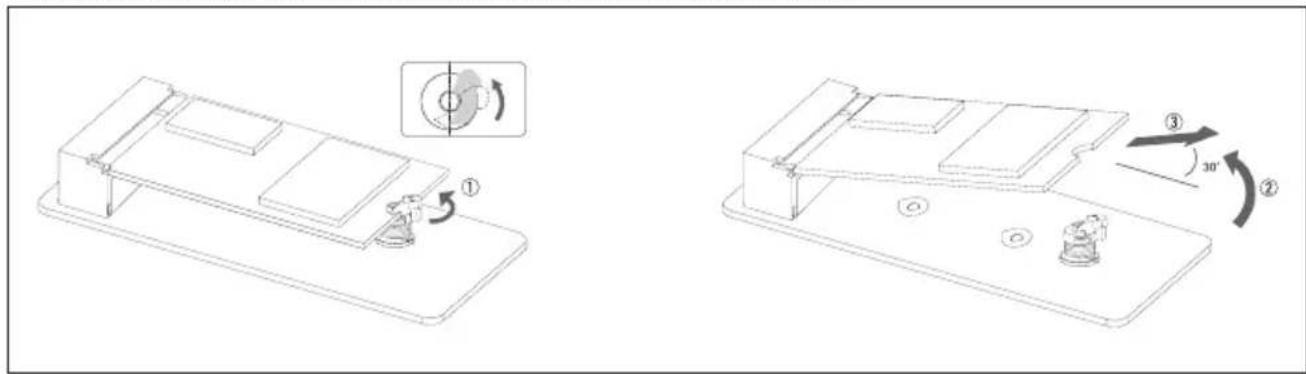 BIOSTAR Z890A-SILVER - Installing M.2 Rotary Auto Anchor - 2