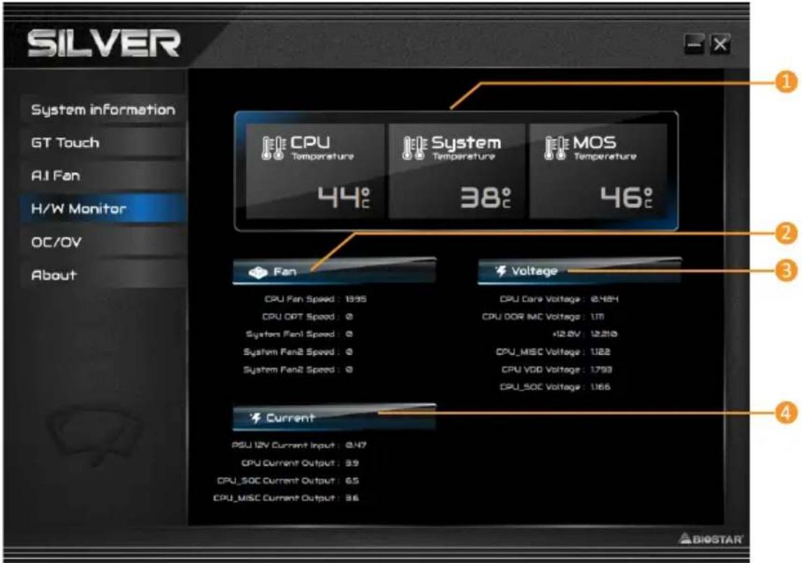 BIOSTAR Z890A-SILVER - H/W 모니터 - 1
