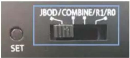 JBOD/COMBINE/R1/R0 SET