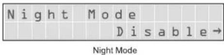 N i g h t M o d e D i s a b l e → Night Mode