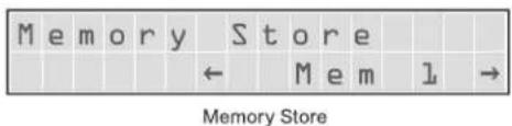 M e m o r y S t o r e ← M e m 1 → Memory Store