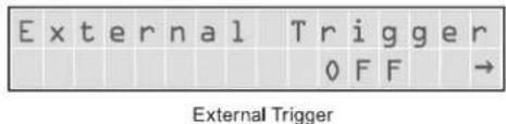 External Trigger