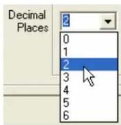 Decimal Places 0 1 2 3 4 5 6