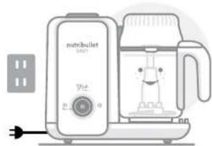 NUTRIBULLET Baby Steam + Blend - Initial cleaning cycle. - 3
