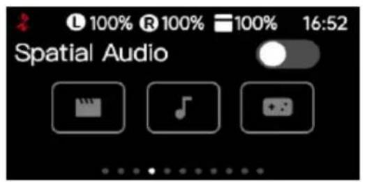 L 100% R 100% 100% 16:52 Spatial Audio