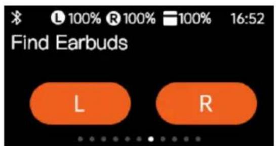 Find Earbuds L R