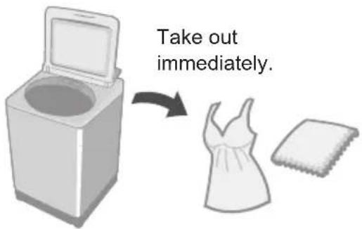 Take out immediately.