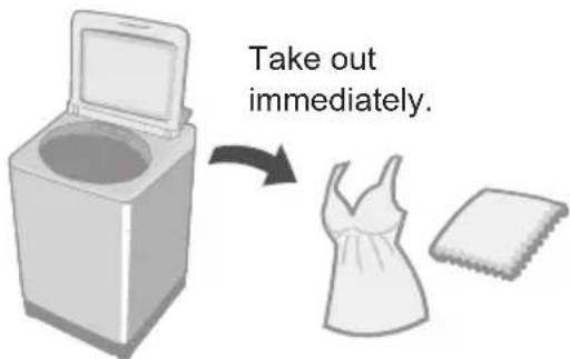 Take out immediately.