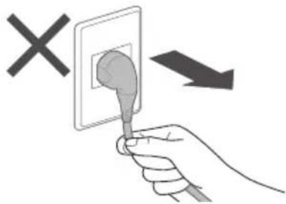 PANASONIC NA-FD145V3 - Do not hold or pull on the cord. - 1