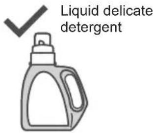 Liquid delicate detergent