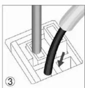 AOPEN DEX5750-W - Pin definition of Extend power switch and wire specification - 4