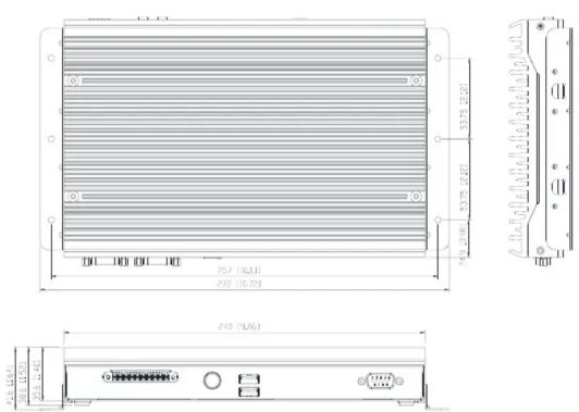 AOPEN DEX5750-W - Chassis Dimension - 1