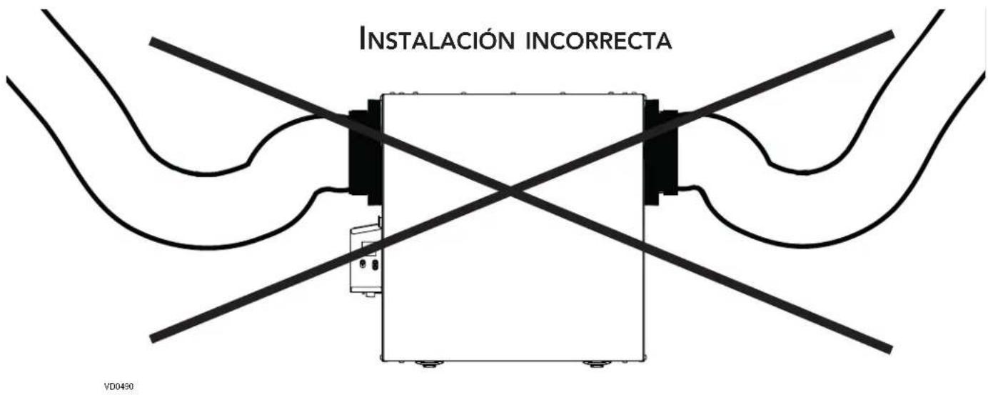 INSTALACIÓN INCORRECTA VD0490